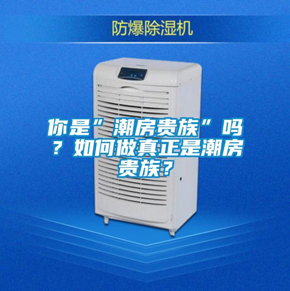 你是”潮房貴族”嗎？如何做真正是潮房貴族？