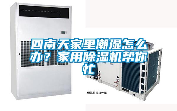 回南天家里潮濕怎么辦?家用除濕機幫你忙