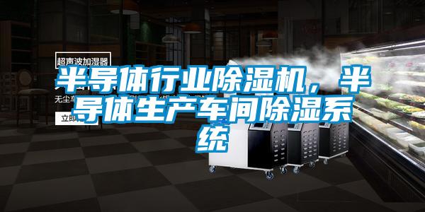半導體行業除濕機，半導體生產車間除濕系統