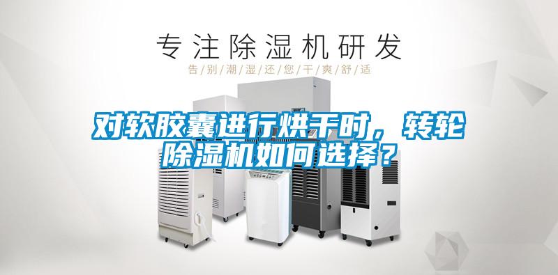 對軟膠囊進行烘干時，轉輪除濕機如何選擇？