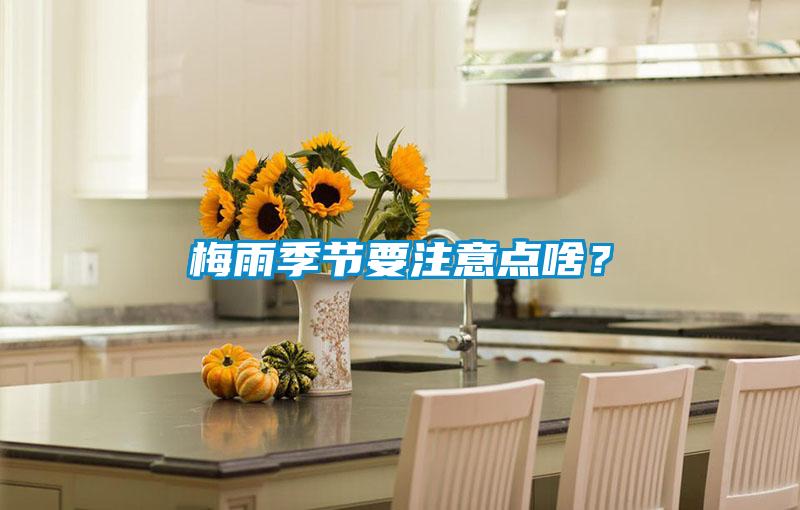 梅雨季節要注意點啥？