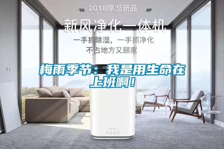 梅雨季節：我是用生命在上班??！