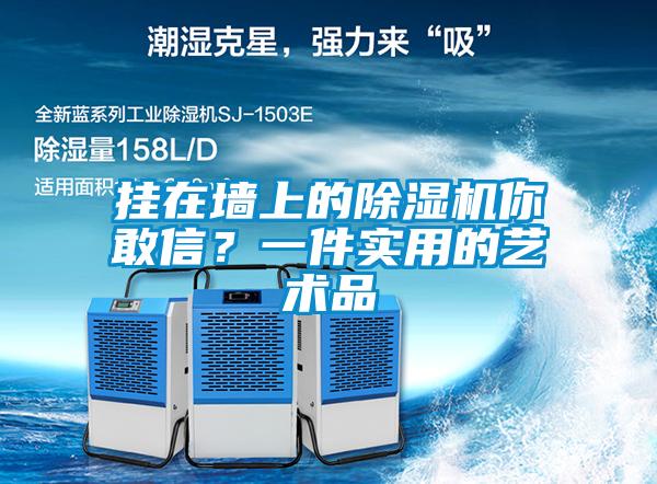 掛在墻上的除濕機你敢信?一件實用的藝術品