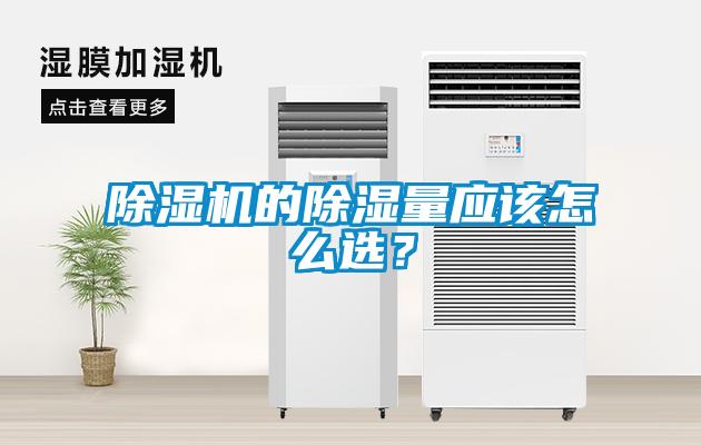 除濕機的除濕量應該怎么選？