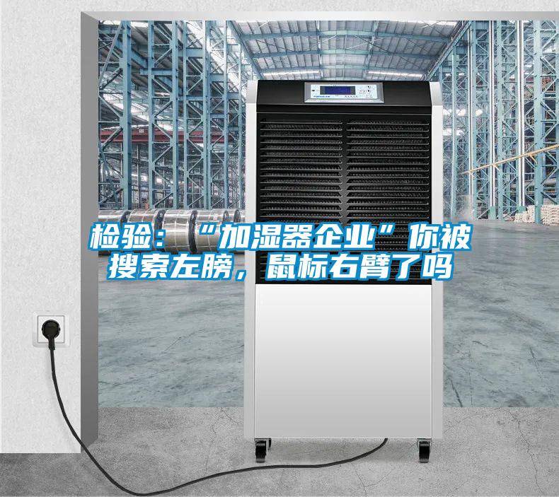 檢驗:“加濕器企業(yè)”你被搜索左膀,鼠標右臂了嗎