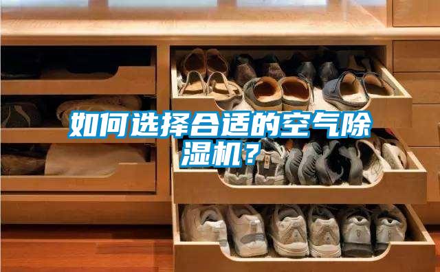 如何選擇合適的空氣除濕機?