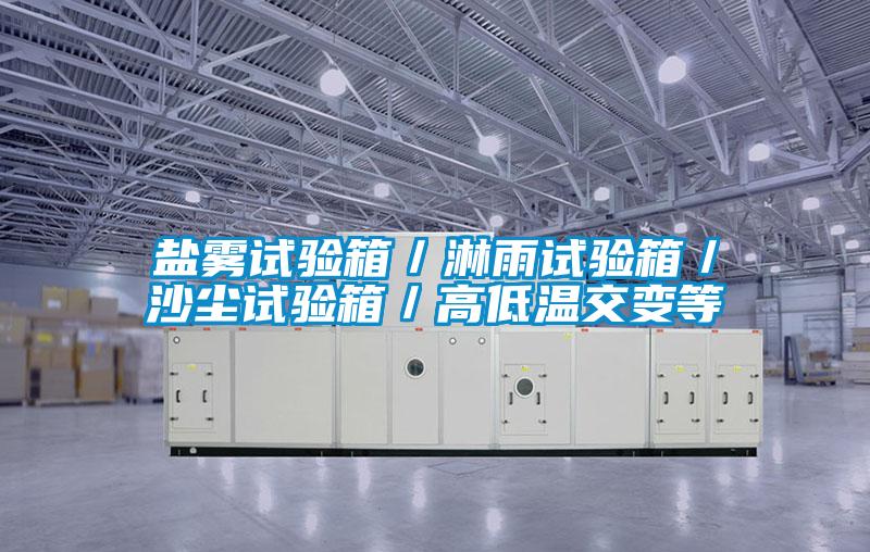 鹽霧試驗箱/淋雨試驗箱/沙塵試驗箱/高低溫交變等