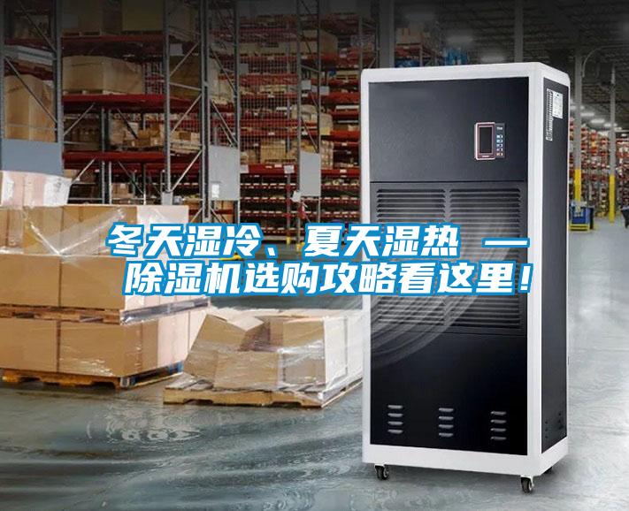 冬天濕冷、夏天濕熱 — 除濕機選購攻略看這里!