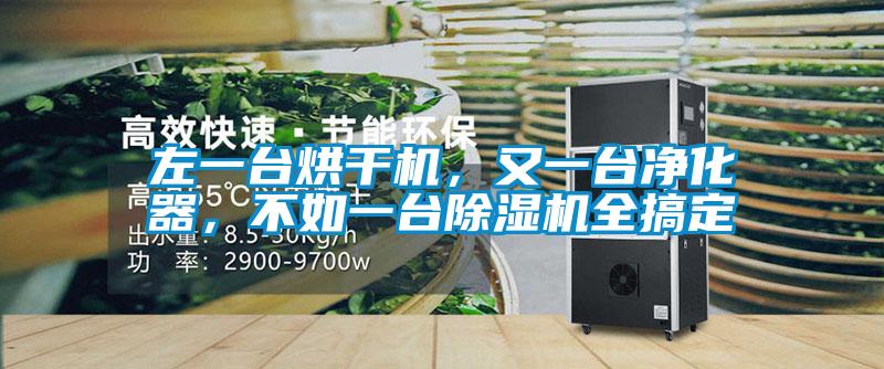左一臺烘干機，又一臺凈化器，不如一臺除濕機全搞定
