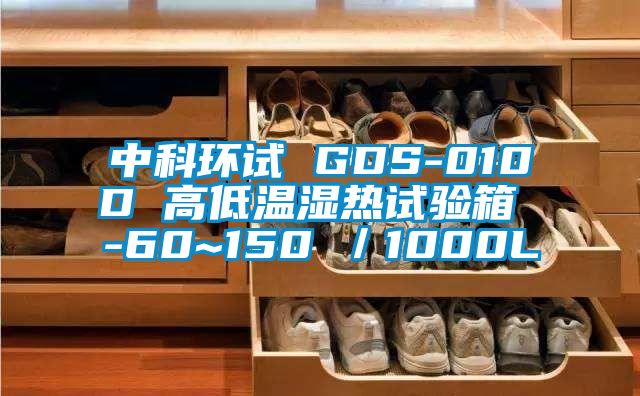 中科環試 GDS-010D 高低溫濕熱試驗箱 -60~150℃/1000L