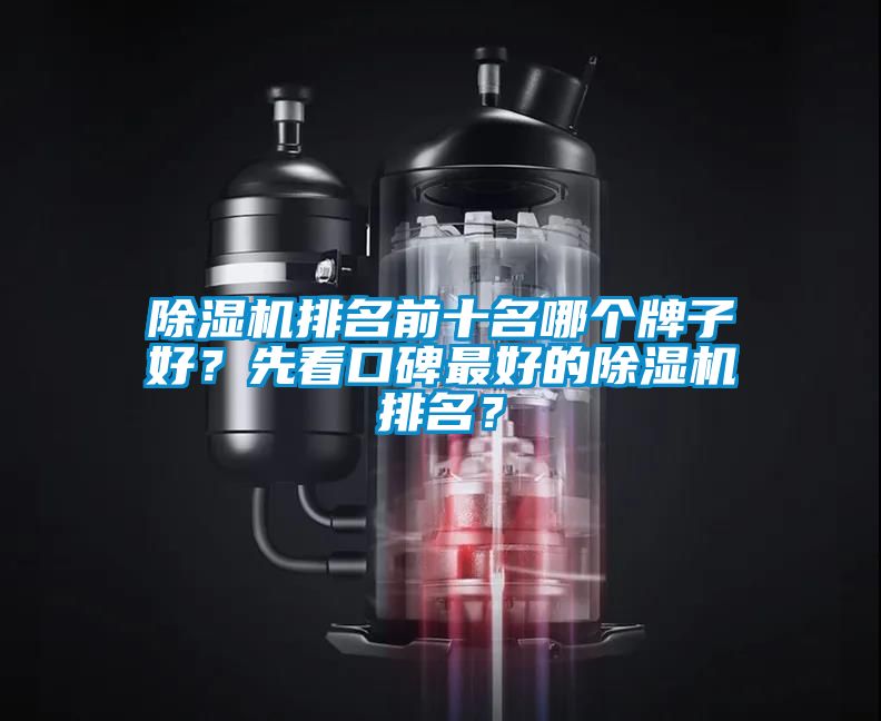 除濕機排名前十名哪個牌子好?先看口碑最好的除濕機排名?